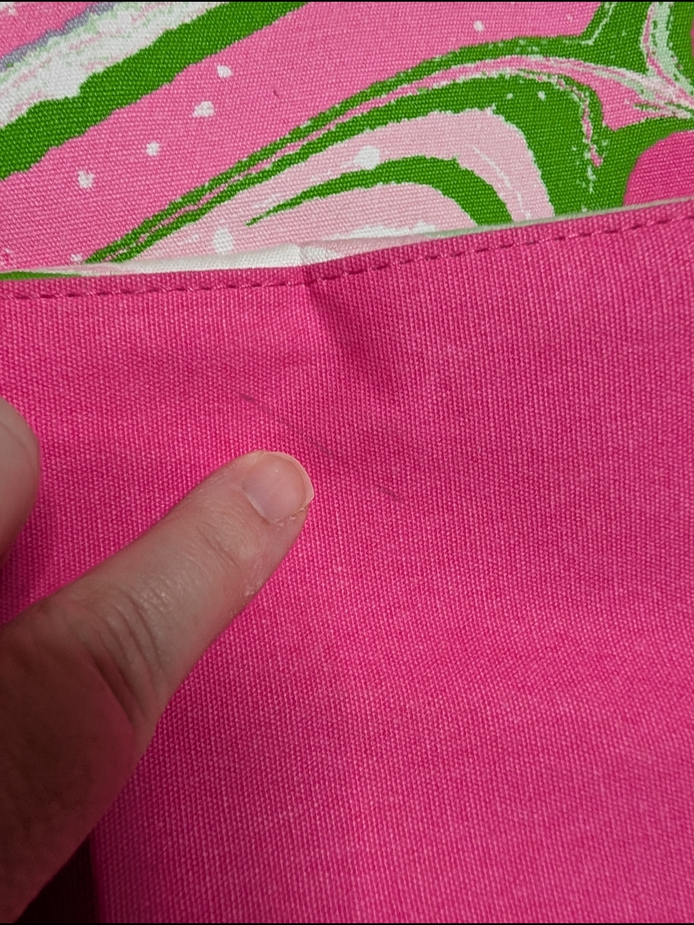 Estee Lauder Pink & Green Floral Crossbody with Detachable Strap - Picture 7 of 7